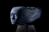 Bardiglio head by Danny Clahane, Sculpture