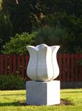 Bell Flower by Danny Clahane, Sculpture, De Lank Granite