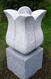 Bell Flower by Danny Clahane, Sculpture, Granite