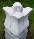 Bell Flower by Danny Clahane, Sculpture, De Lank Granite