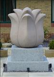 Bud by Danny Clahane, Sculpture, Wattscliffe sandstone & granite
