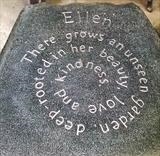Ellen's stone by Danny Clahane, Sculpture, Honister slate